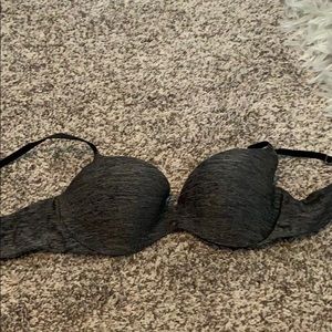 A black/grey bra from pink